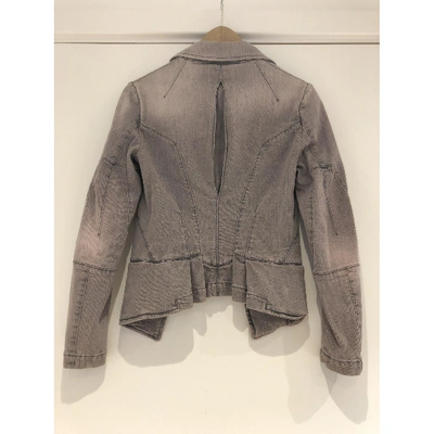 Pre-owned Mcq By Alexander Mcqueen Jacket In Grey