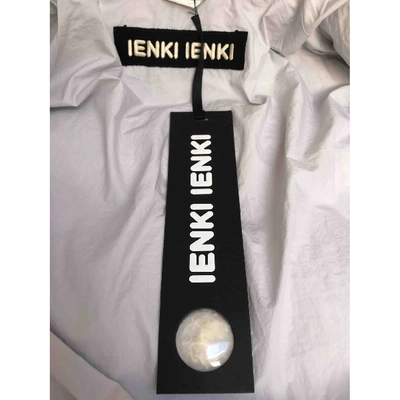 Pre-owned Ienki Ienki Parka In Silver