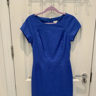Pre-owned Jcrew Blue Cotton Dress