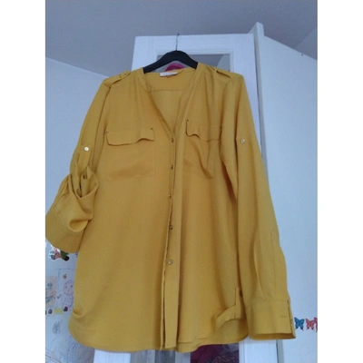Pre-owned Calvin Klein Shirt In Yellow