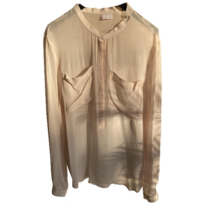 Pre-owned Lala Berlin Silk Blouse In Pink