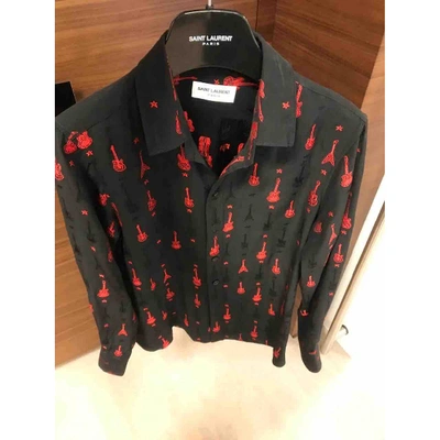 Pre-owned Saint Laurent Shirt In Black