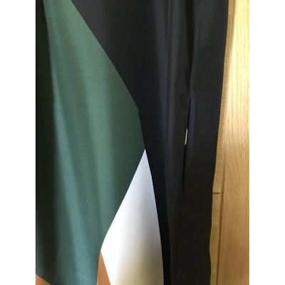 Pre-owned Ter Et Bantine Silk Mid-length Dress In Black