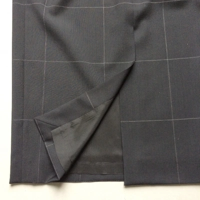 Pre-owned Givenchy Wool Mid-length Skirt In Navy