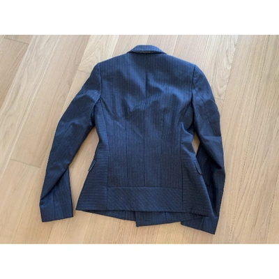 Pre-owned Kenzo Wool Blazer In Blue