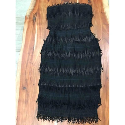 Pre-owned Aijek Mid-length Dress In Black