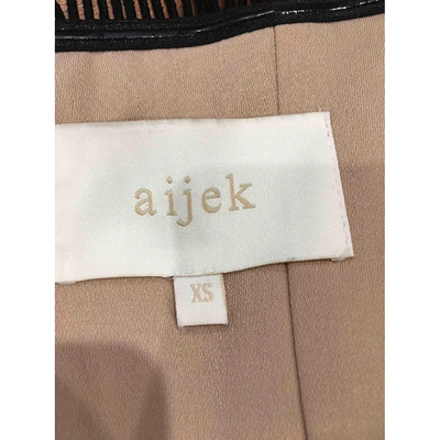 Pre-owned Aijek Mid-length Dress In Black