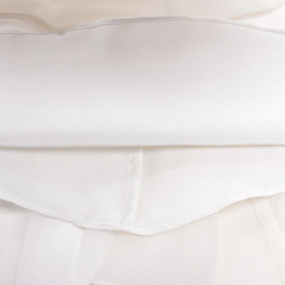 Pre-owned Marchesa White Silk Dress