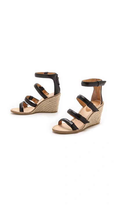 Shop Marc By Marc Jacobs Seditionary Espadrille Wedges In Black;taupe