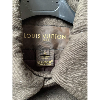 Pre-owned Louis Vuitton Brown Cotton Jackets