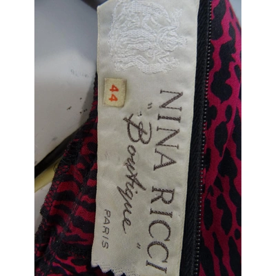 Pre-owned Nina Ricci Silk Dress