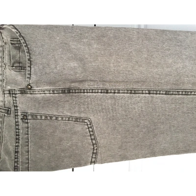 Pre-owned Dsquared2 Straight Jeans In Grey