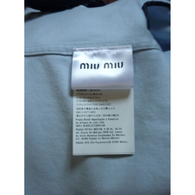 Pre-owned Miu Miu Denim - Jeans Jacket