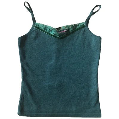 Pre-owned Blumarine Wool Camisole In Green