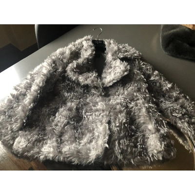 Pre-owned Patrizia Pepe Wool Short Waistcoat In Grey
