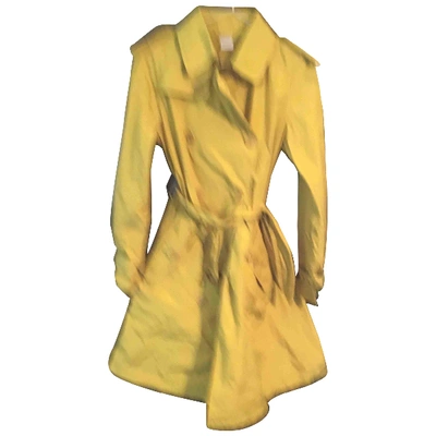 Pre-owned Aspesi Trench Coat In Yellow