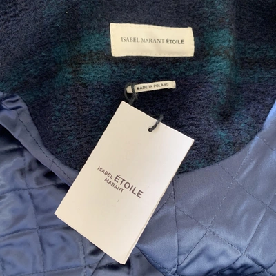 Pre-owned Isabel Marant Étoile Wool Peacoat In Blue