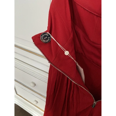 Pre-owned Azzaro Mid-length Dress In Red