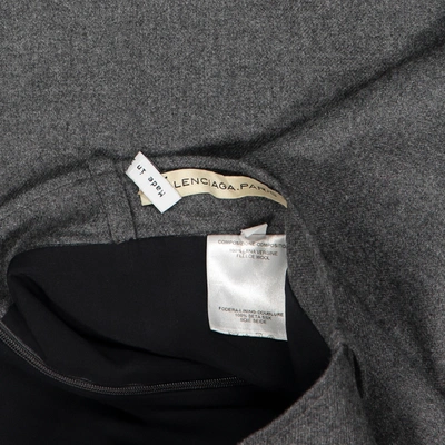 Pre-owned Balenciaga Grey Wool Skirt