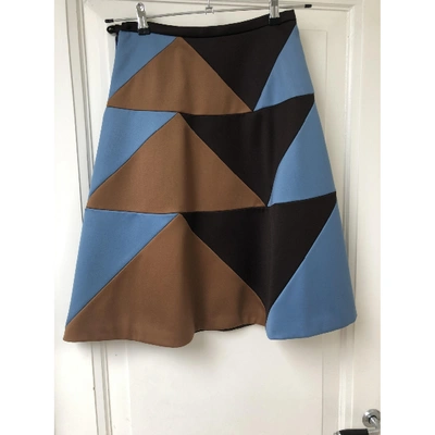 Pre-owned Bernhard Willhelm Wool Mid-length Skirt In Brown