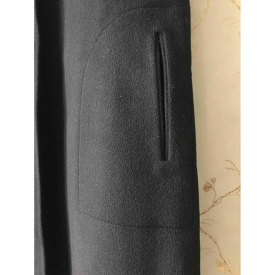 Pre-owned Celine Cashmere Coat In Black