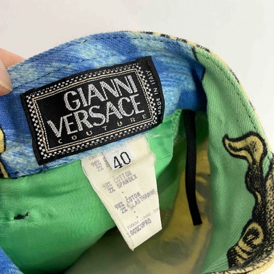 Pre-owned Versace Straight Jeans In Multicolour
