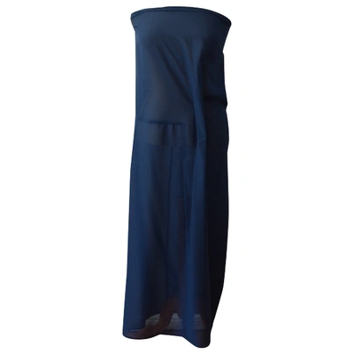 Pre-owned Jil Sander Blue Dress
