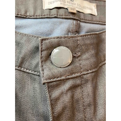Pre-owned Designers Remix Chino Pants In Grey