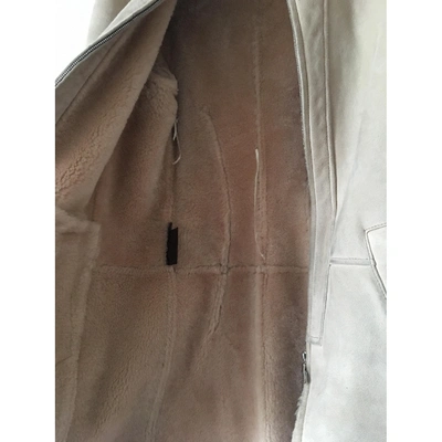 Pre-owned Loewe Leather Coat In Other