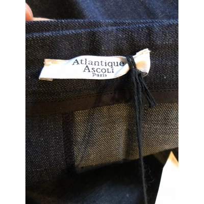 Pre-owned Atlantique Ascoli Navy Denim - Jeans Skirt