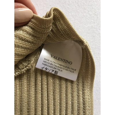 Pre-owned Valentino Knitwear In Beige