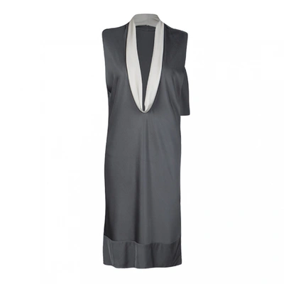 Pre-owned Balenciaga Grey Cotton Dress