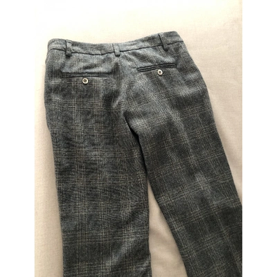 Pre-owned Paul & Joe Sister Wool Large Pants In Grey
