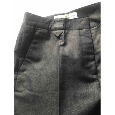 DESIGNERS REMIX Pre-owned Straight Pants In Anthracite