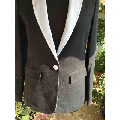 Pre-owned Balmain Black Linen Jacket