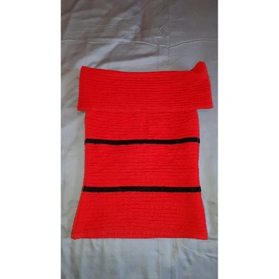 Pre-owned Valentino Wool Jumper In Red