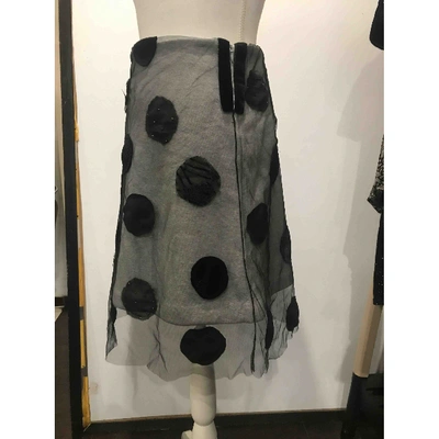 Pre-owned Viktor & Rolf Mid-length Skirt In Grey