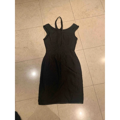 Pre-owned David Koma N Black Silk Dress