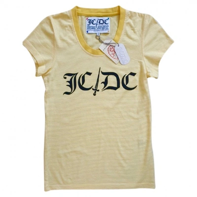 Pre-owned Jc De Castelbajac Yellow Cotton Top