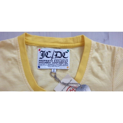 Pre-owned Jc De Castelbajac Yellow Cotton Top