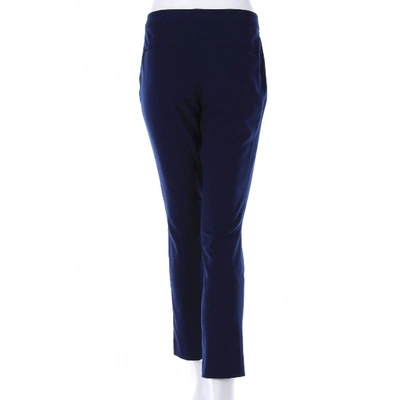 Pre-owned Vince Camuto Blue Trousers