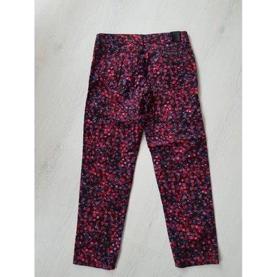 Pre-owned Dkny Straight Jeans In Multicolour