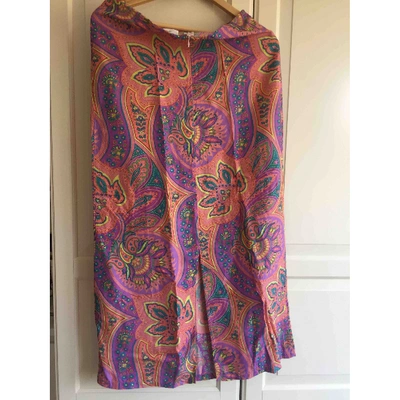 Pre-owned Paul & Joe Silk Maxi Skirt In Other