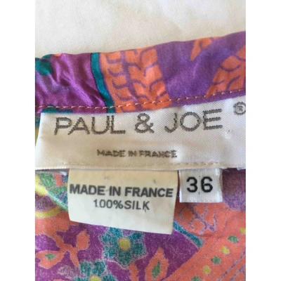 Pre-owned Paul & Joe Silk Maxi Skirt In Other