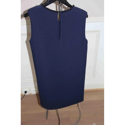 Pre-owned Suncoo Mini Dress In Navy