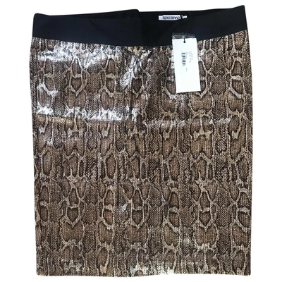 Pre-owned Roseanna Camel Glitter Skirt