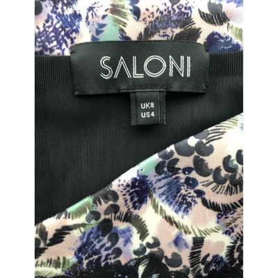 Pre-owned Saloni Mid-length Dress In Multicolour