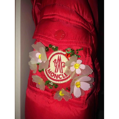 Pre-owned Moncler Genius Moncler N°4 Simone Rocha Puffer In Red