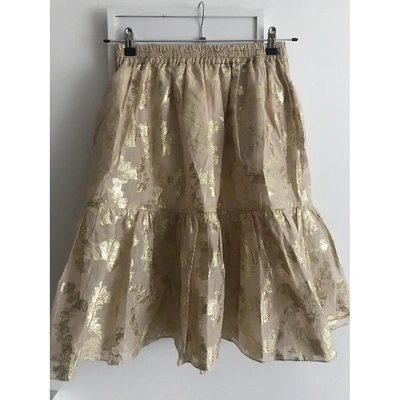 Pre-owned Suno Mid-length Skirt In Metallic