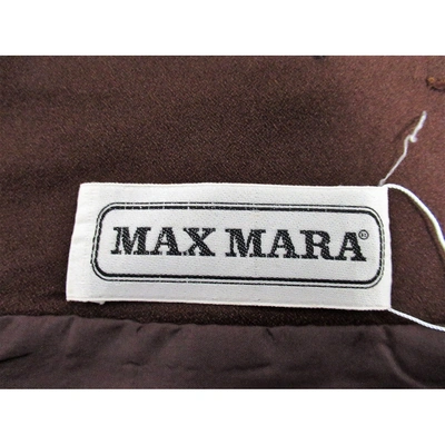 Pre-owned Max Mara Brown Wool Jumpsuit